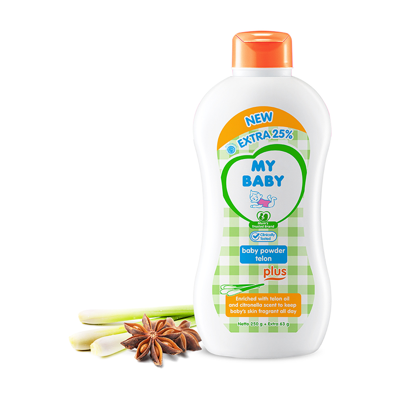 My Baby Powder Telon Plus (Extra Fill 25gr) 250gr | Gogobli