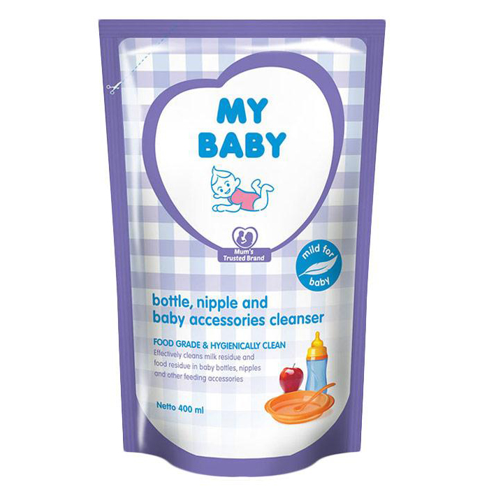 My Baby Bottle Nipple And Accessories Cleanser Refill 400ml (ED: Apr 23) | Gogobli