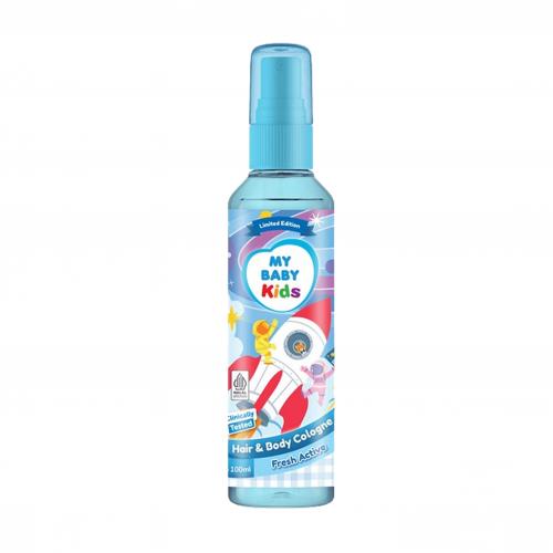 My Baby Kids 2in1 Hair And Body Cologne Fresh Active 100ml (BELI 12 Pcs LEBIH MURAH) | Gogobli