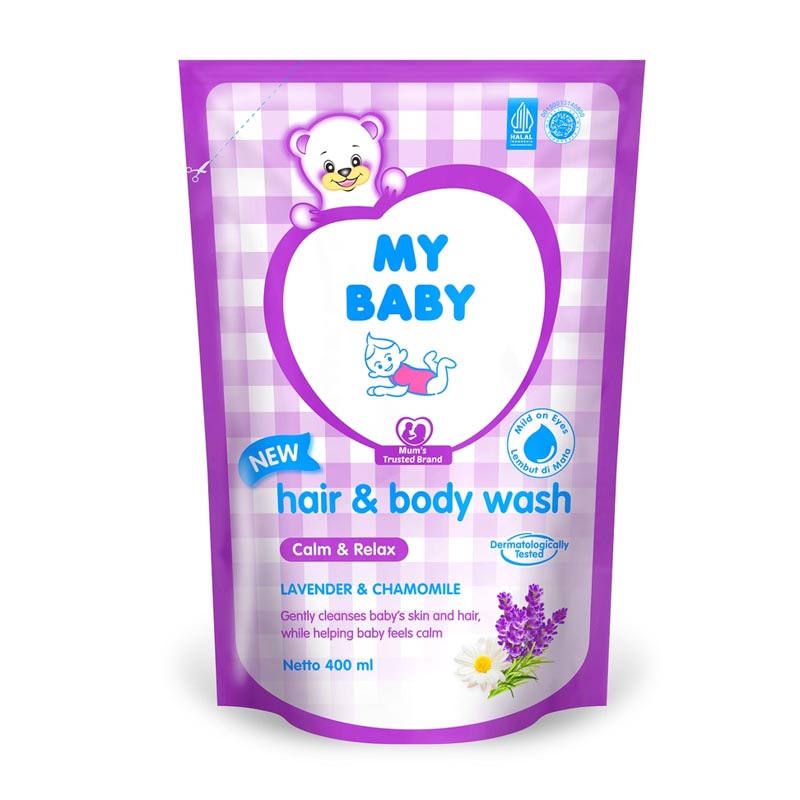 My Baby Hair And Body Wash Calm And Relax Refill 400ml | Gogobli