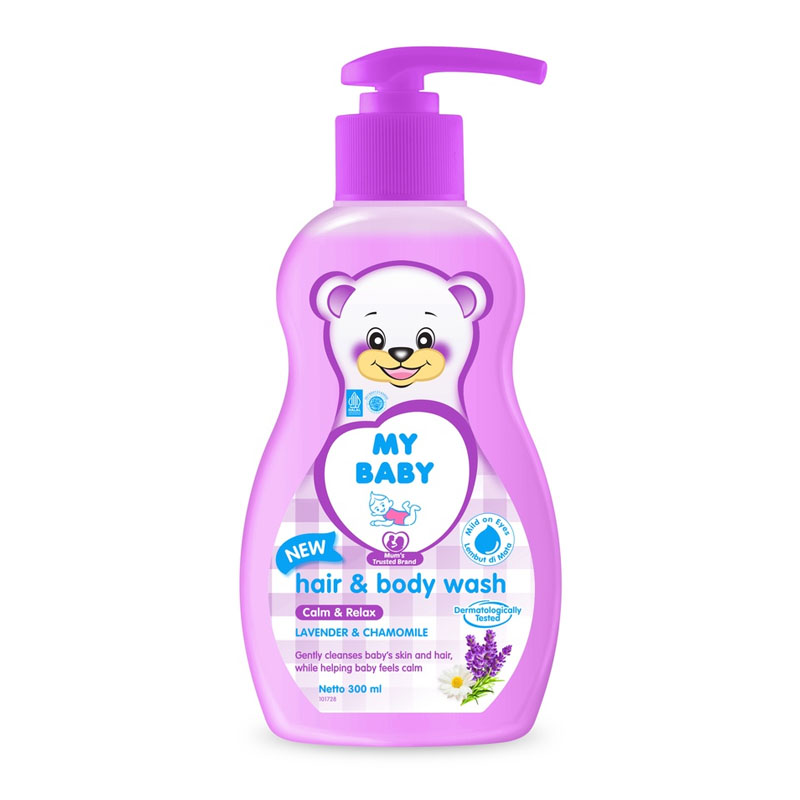 My Baby Hair And Body Wash Calm And Relax Pump 300ml | Gogobli