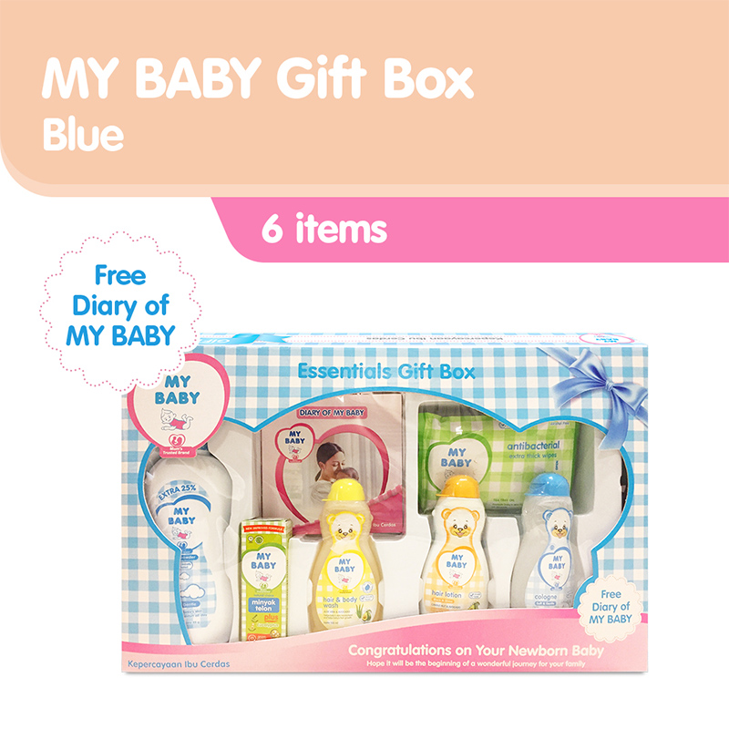 My Baby Essential Gift Box Blue | Gogobli