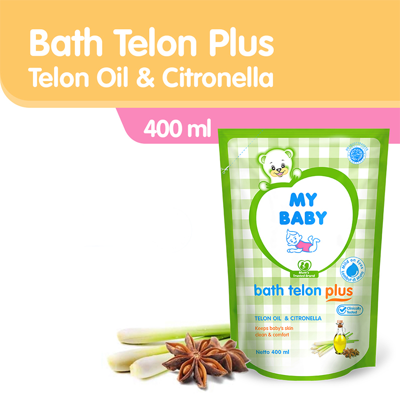 My Baby Bath With Telon Plus Refill 400ml | Gogobli