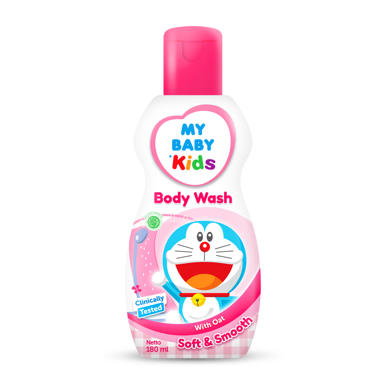 My Baby Kids Body Wash Soft And Smooth Pink 180ml | Gogobli