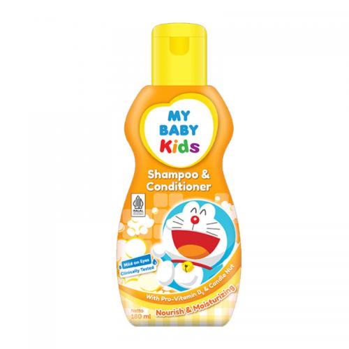 My Baby Kids Shampoo And Conditioner Nourish And Moisturizing Orange 180ml (ED:  Des 26) | Gogobli