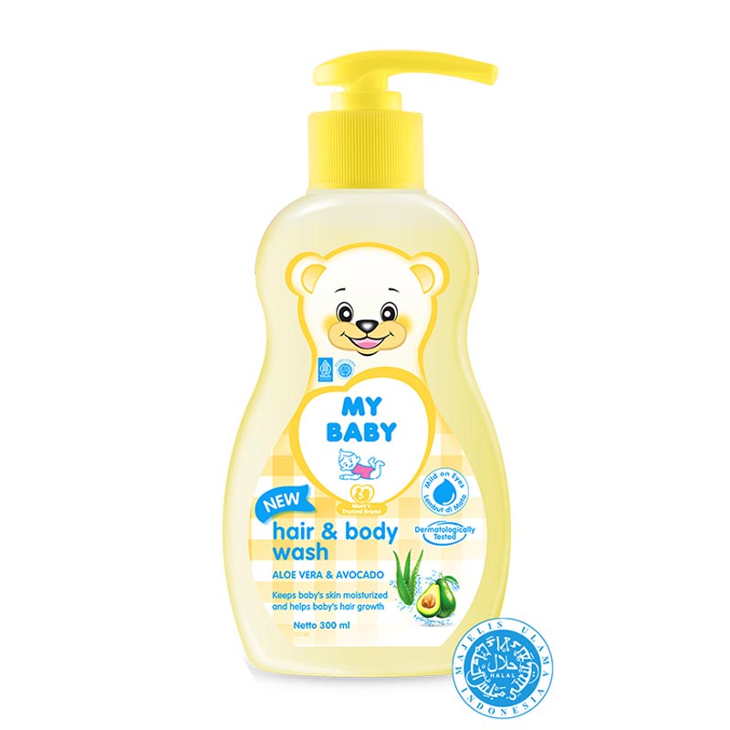 My Baby Hair And Body Wash Aloe Vera And Avocado Pump 300ml | Gogobli