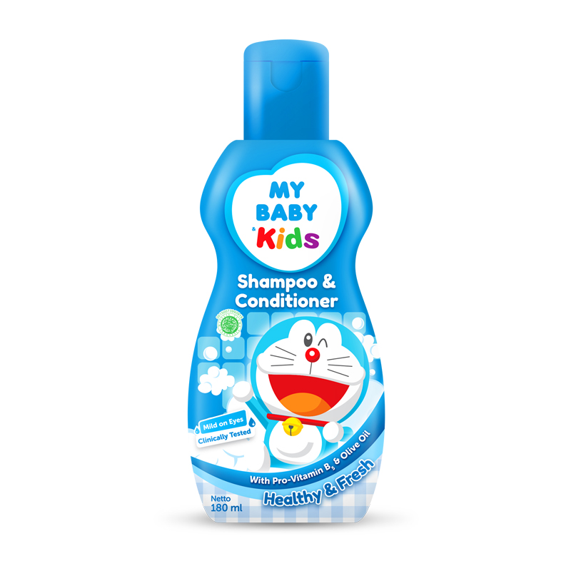My Baby Kids Shampoo And Conditioner Healthy And Fresh Blue 180ml | Gogobli