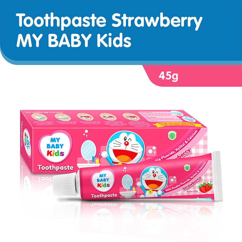My Baby Kids Toothpaste Strawberry 45gr | Gogobli