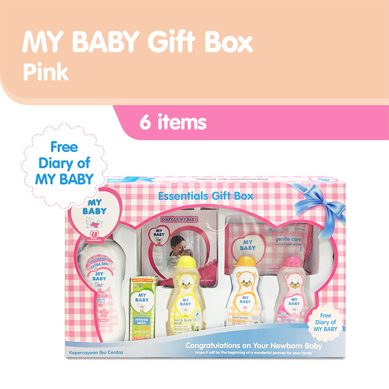 My Baby Essential Gift Box Pink | Gogobli