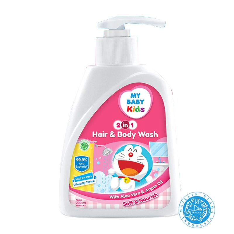 My Baby Kids Hair And Body Wash Soft And Nourish Pump 200ml | Gogobli