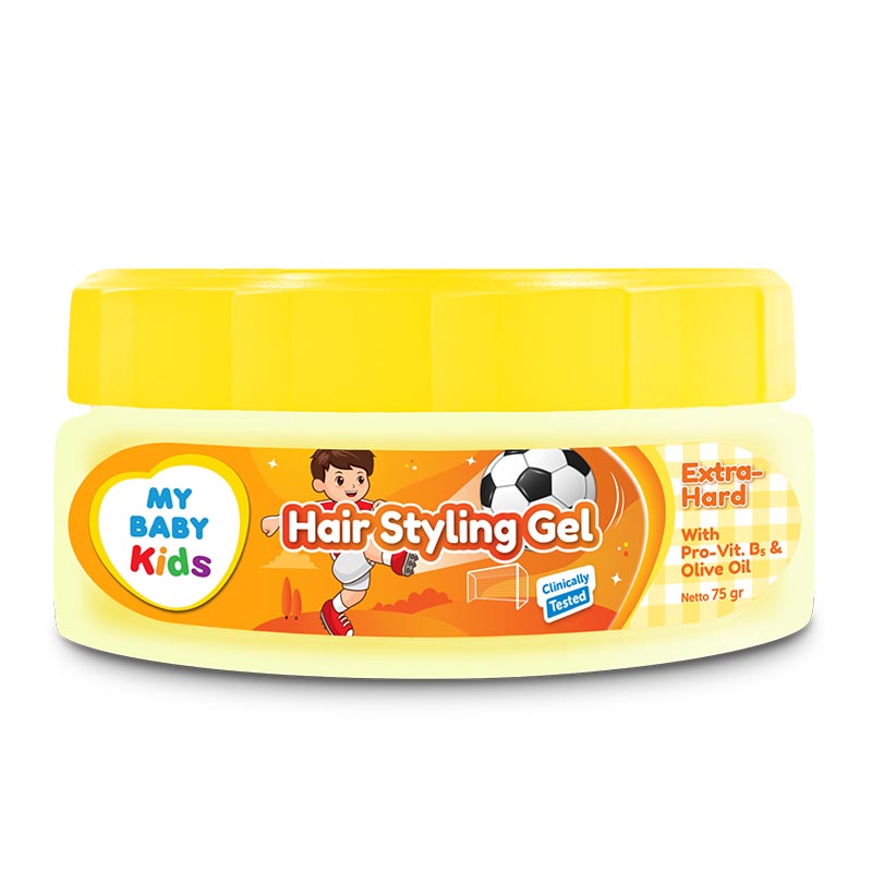 My Baby Kids Hair Styling Gel Extra Hard (Yellow) 75 Gr | Gogobli