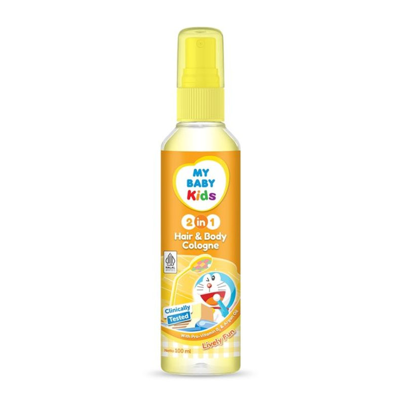 My Baby Kids 2in1 Hair And Body Cologne Lively Fun 100ml | Gogobli