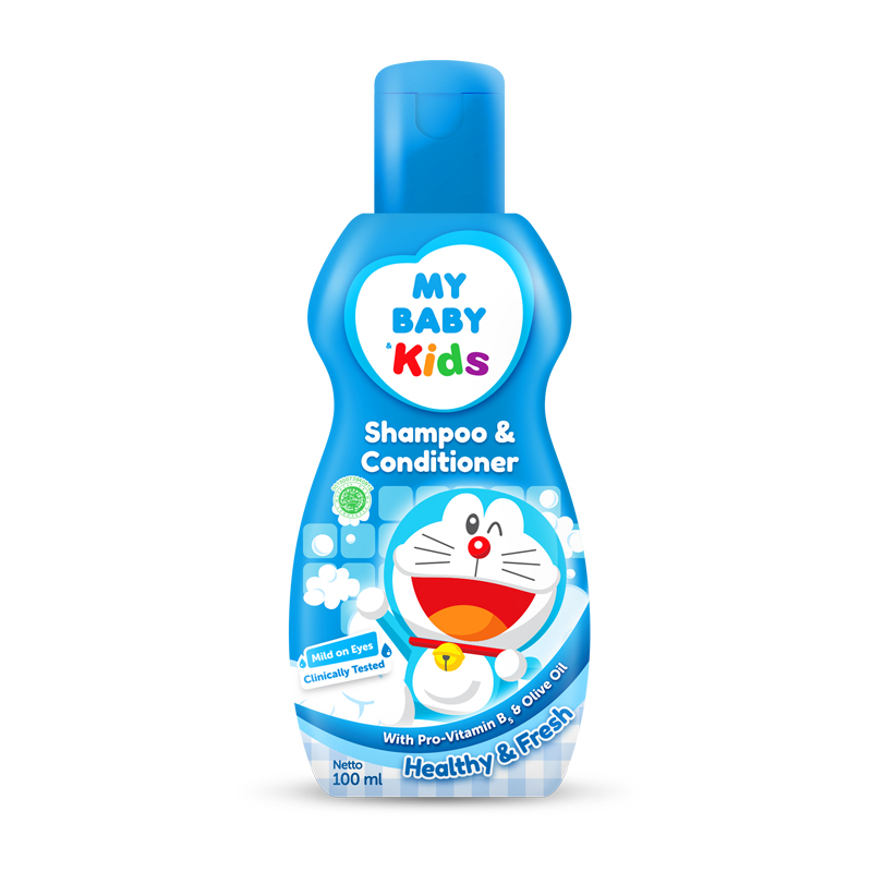 My Baby Kids Shampoo And Conditioner Healthy And Fresh Blue 100ml | Gogobli