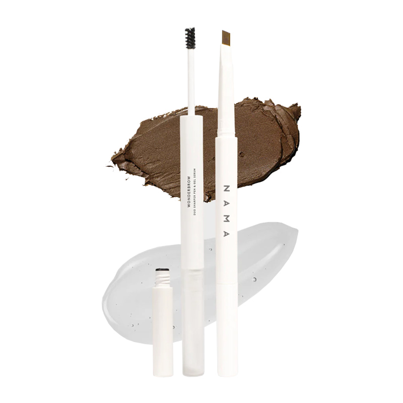 Nama Beauty WonderBrow Duo Sharper Pen & Gel Serum Light Brown | Gogobli