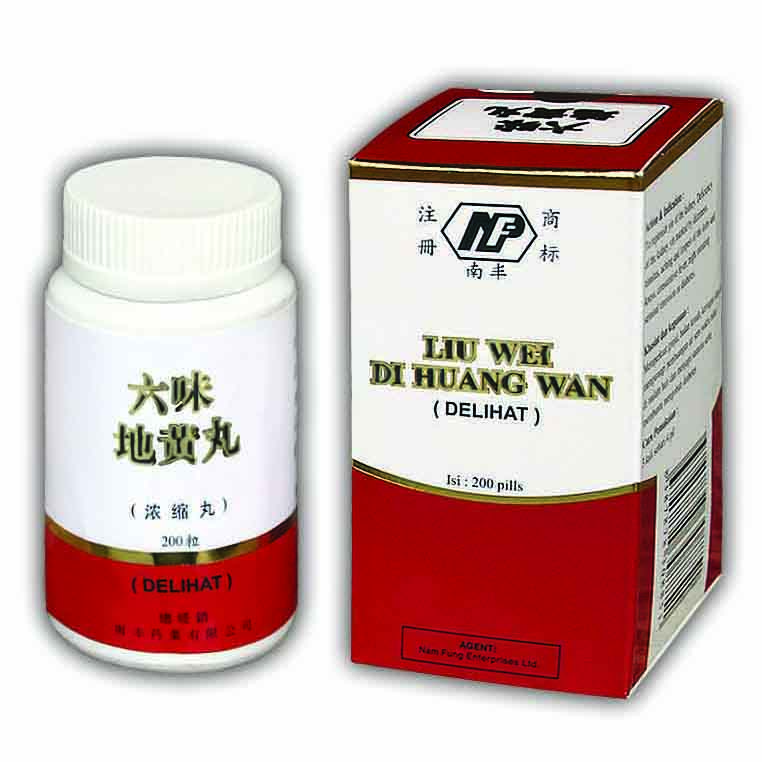 Liu Wei Di Huang Wan (Delihat) 200 Pills | Gogobli