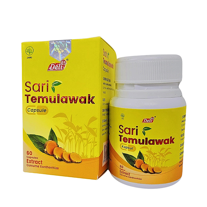 Sari Temulawak Capsule 60 Kapsul | Gogobli