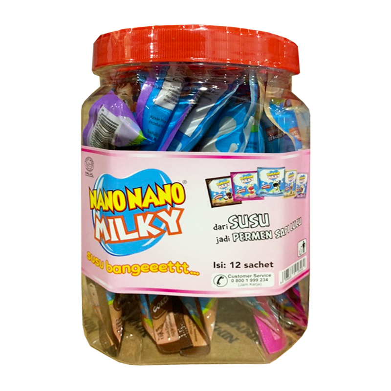 Nano Nano Milky Assorted Toples (12 Sachet) | Gogobli