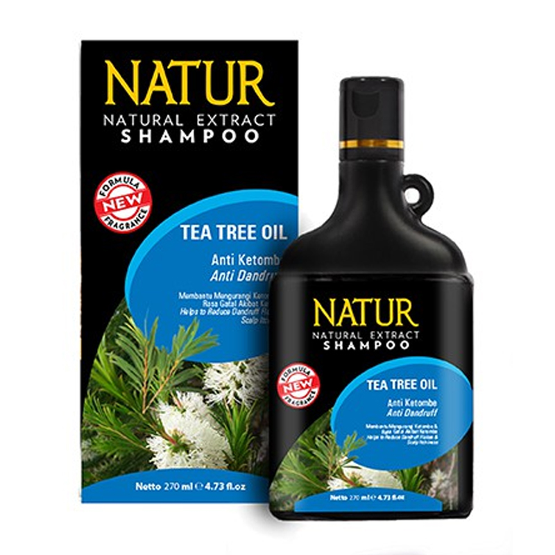 Natur Shampoo Tea Tree Oil-Anti Dandruff 80ml | Gogobli