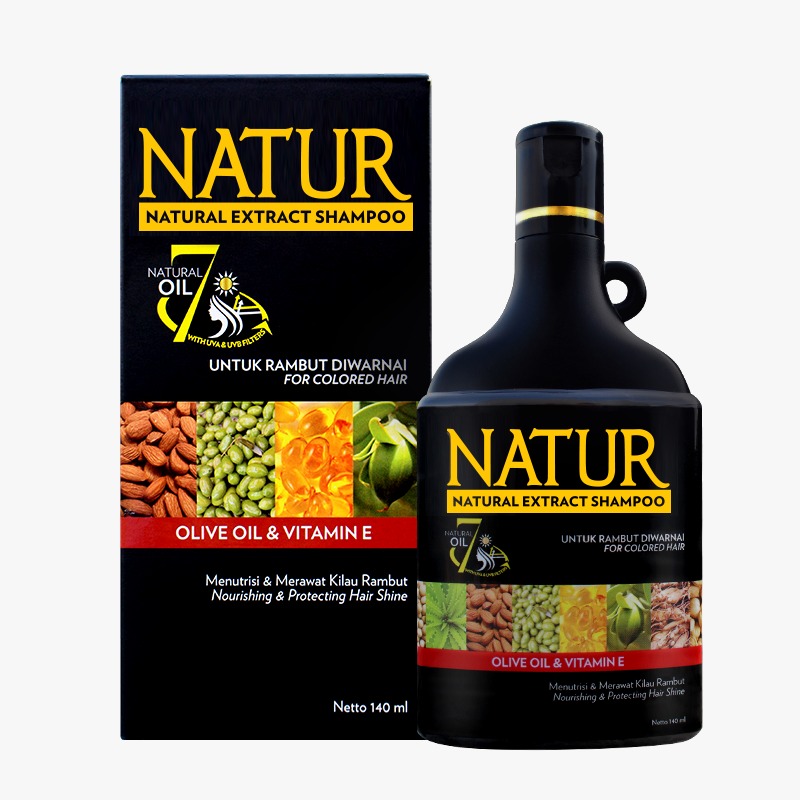  Natur  Shampoo Olive Oil and Vitamin  E 140ml Gogobli