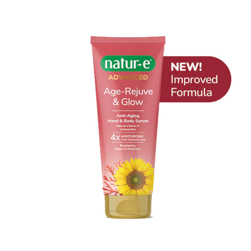 Natur-E Advanced Age-Rejuve & Glow Anti Aging Hand & Body Serum 100ml | Gogobli