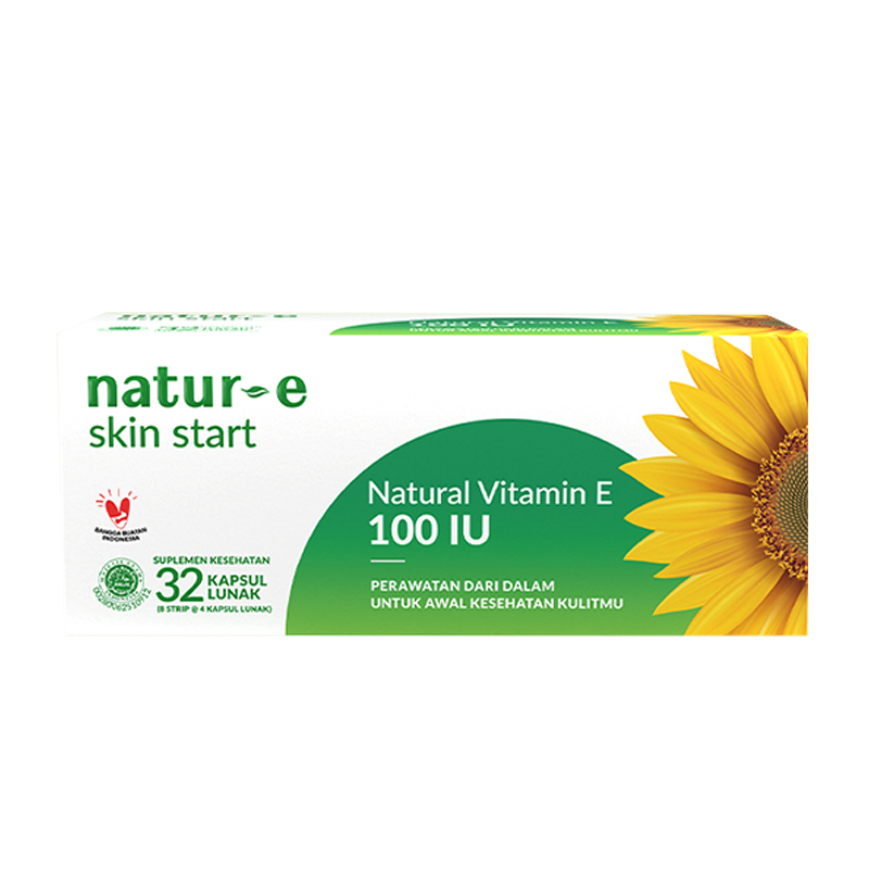 Natur E Skin Start Natural Vitamin E 100 IU 32 Kapsul Lunak | Gogobli