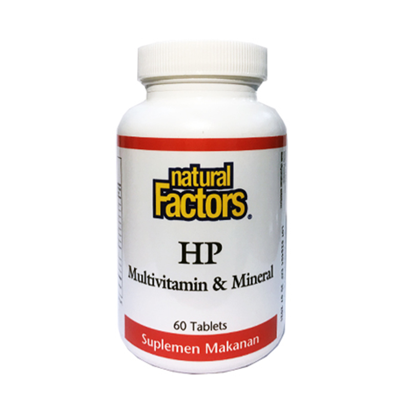 Natural Factors HP Multivitamin Dan Mineral (60 Tablet) | Gogobli