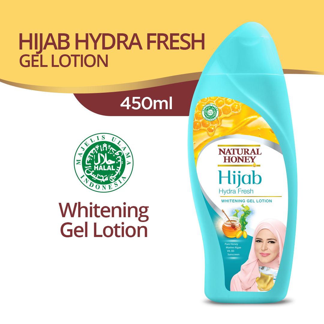 Natural Honey Hand And Body Lotion Hijab Hydra Fresh 450ml | Gogobli