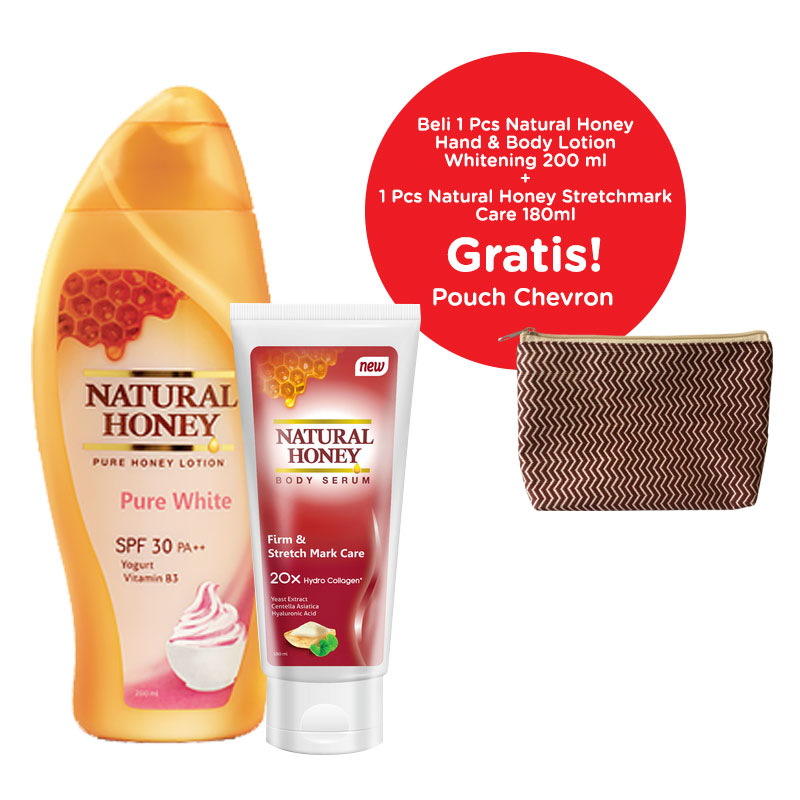 natural honey body serum firm & stretch mark care