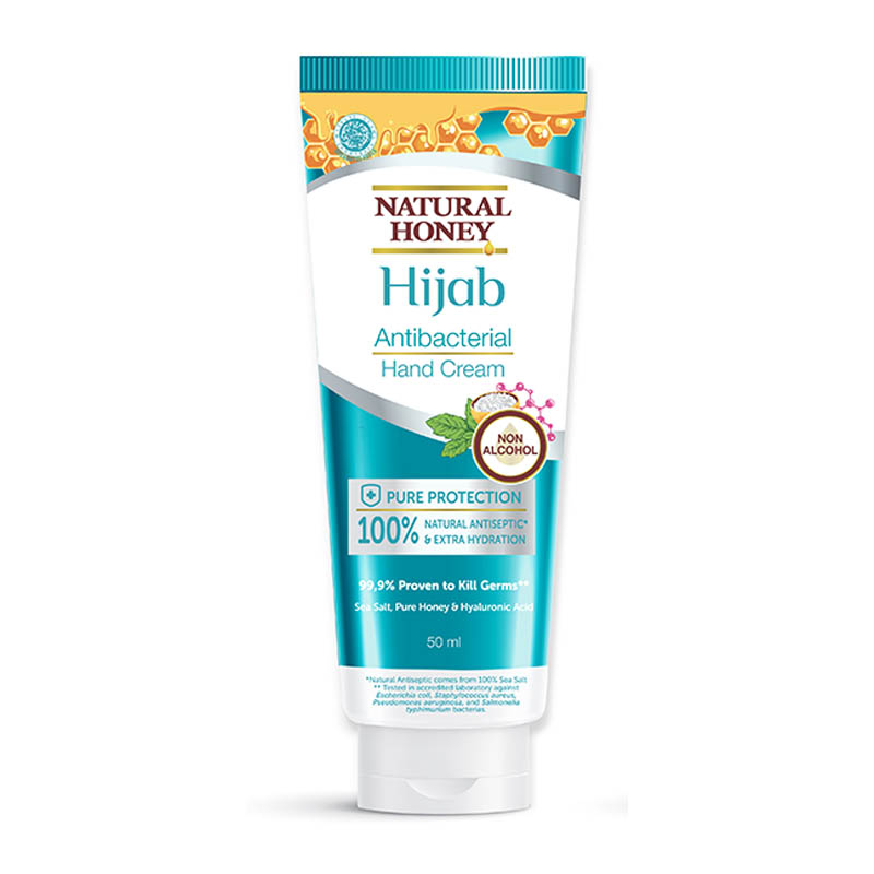 Natural Honey Hijab Antibacterial Hand Cream 50ml | Gogobli