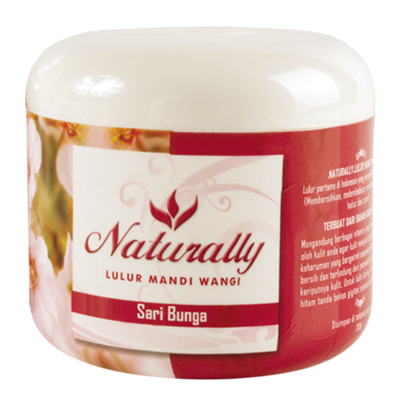 Naturally Lulur Wangi Sari Bunga 200gr | Gogobli