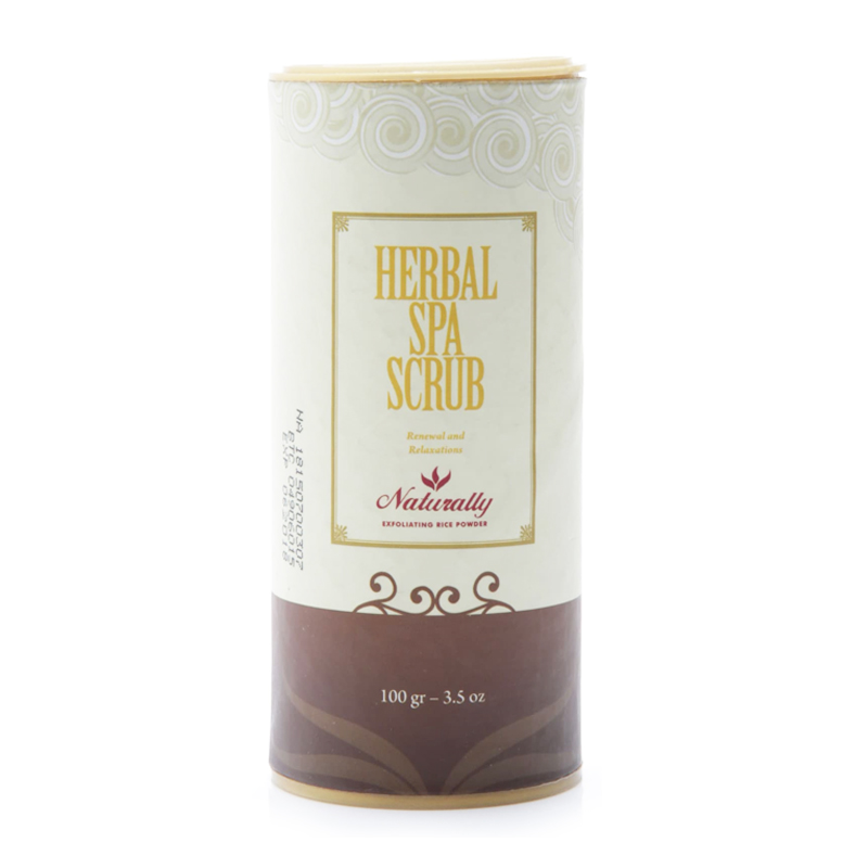 Naturally Exfoliating Rice Powder Herbal Spa Scrub 100gr | Gogobli