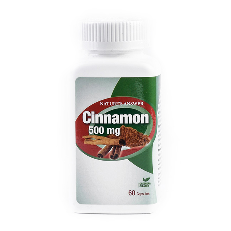 Natures Answer Cinnamon 500mg 60 Capsules | Gogobli