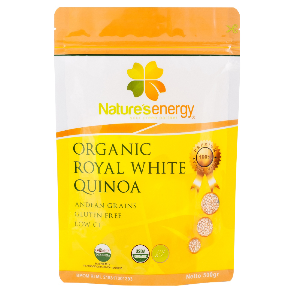 Jual Natures Energy Organic Royal White Quinoa 500gr Gogobli