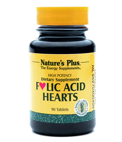 Jual Natures Plus Folic Acid Hearts 90 Tablet Gogobli
