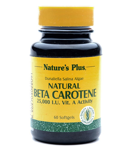 Natures Plus Natural Beta Carotene 60 Tablet | Gogobli