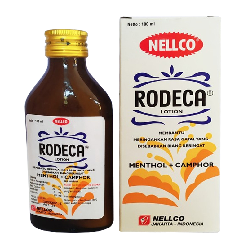 NELLCO Rodeca Lotion (Botol Kaca) 100ml | Gogobli