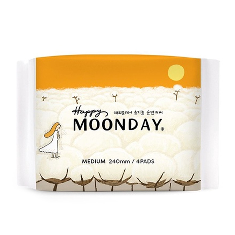 Happy Moonday Pembalut Medium 4 Pads | Gogobli