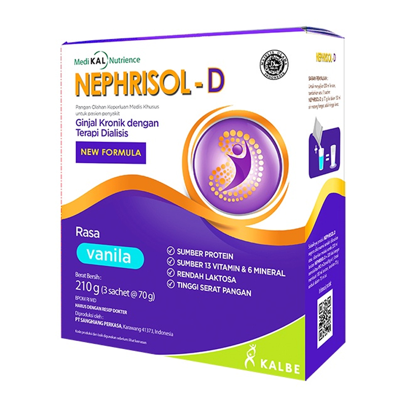 Nephrisol-D Vanilla 210gr | Gogobli