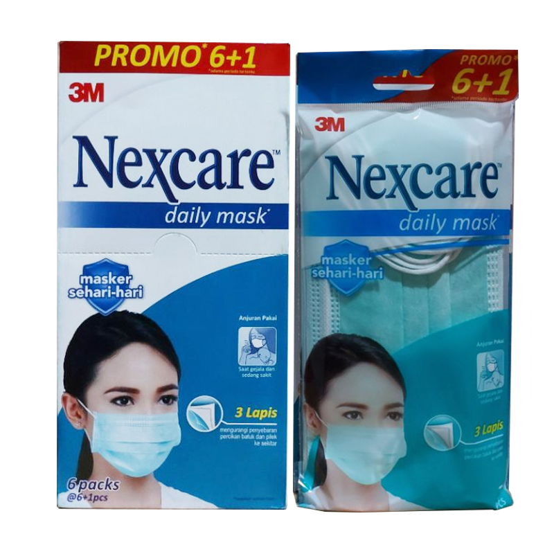 Nexcare Daily Mask Value Pack (6 Packs @ 6+1s) | Gogobli
