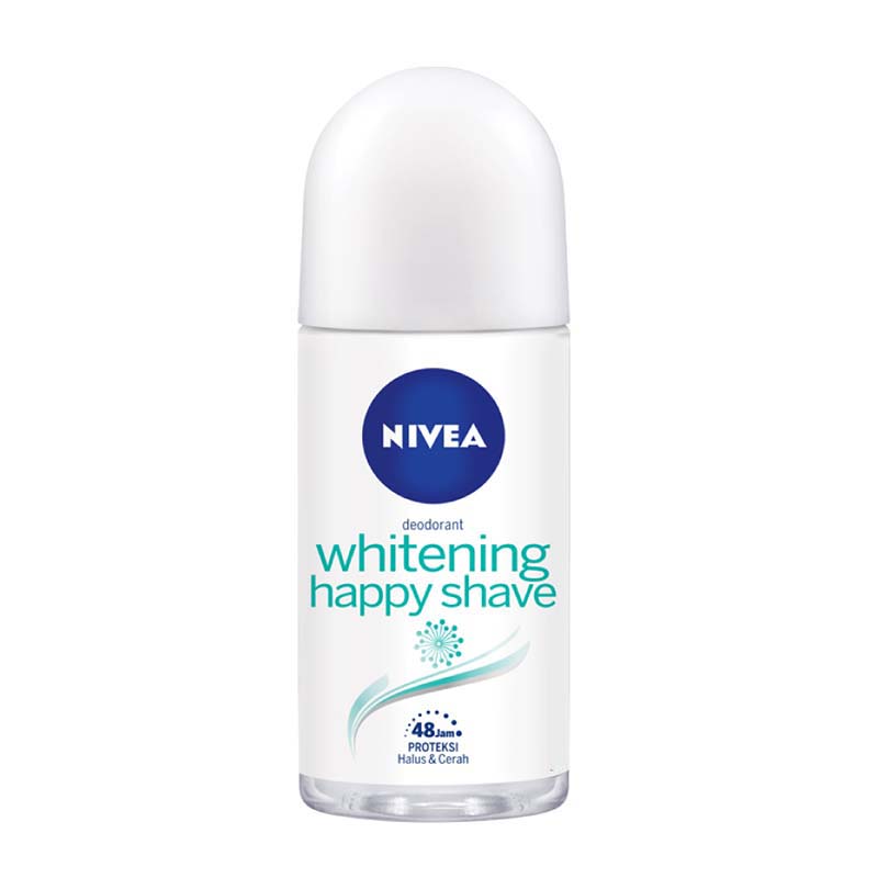 Nivea Deodorant Whitening Happy Shave Roll On 25ml | Gogobli