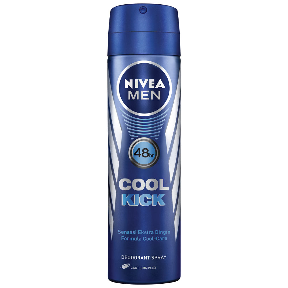 Nivea Deodorant Cool Kick Spray On Male 150ml | Gogobli
