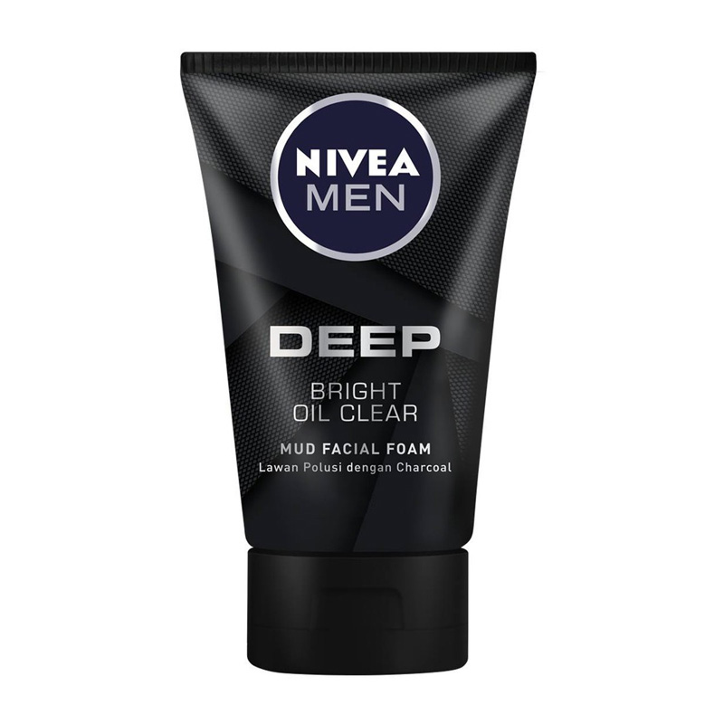 Nivea Men Mud Facial Foam Deep Bright Oil Clear 50ml | Gogobli