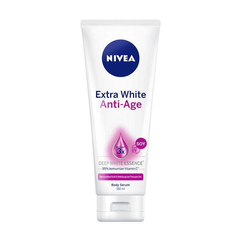 Jual Nivea Extra White Anti Age Spf33 Serum 180ml - Gogobli