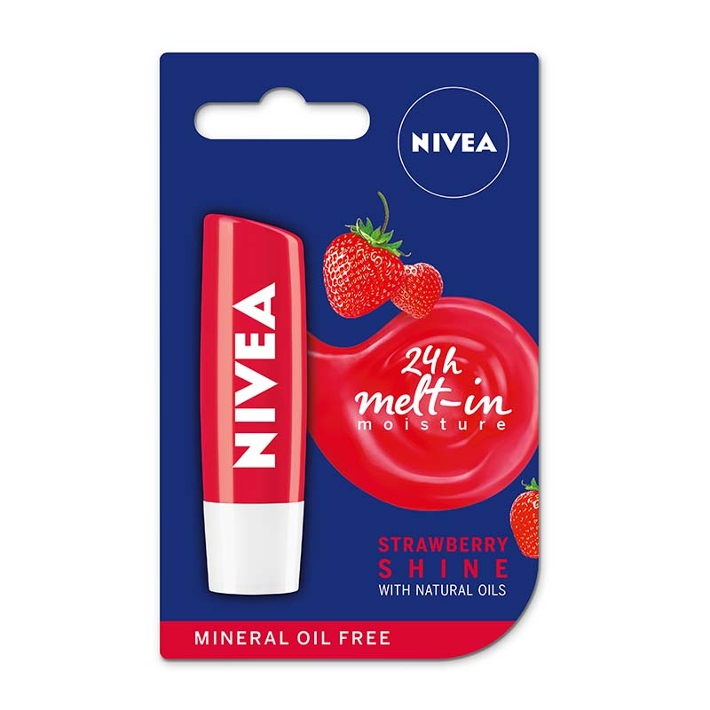 Nivea Lip Care Fruity Shine Strawberry 4.8gr | Gogobli