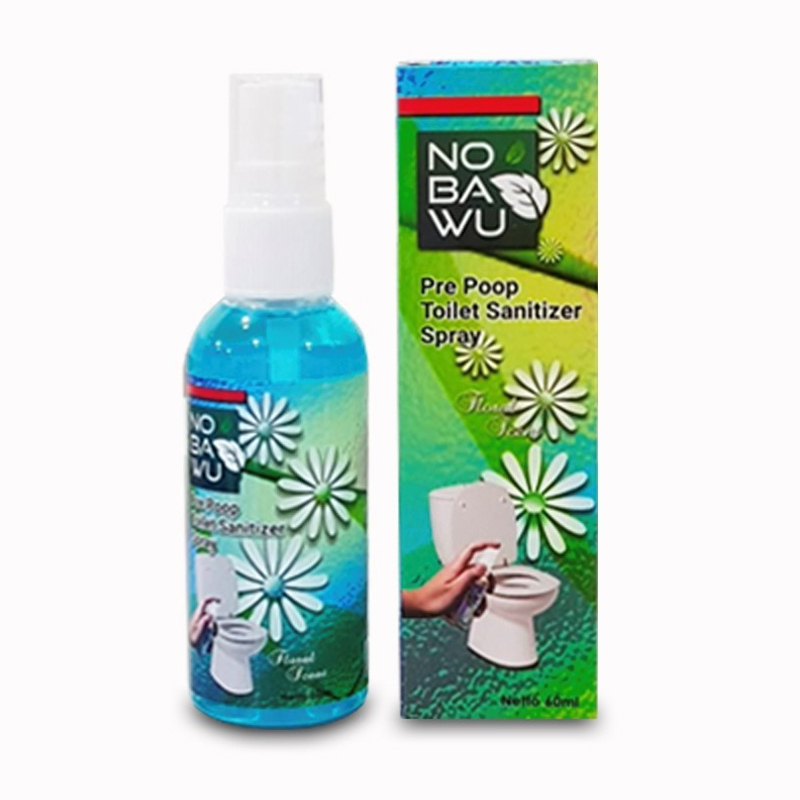 Nobawu Pre Poop Toilet Sanitizer Spray Floral Scent 60ml | Gogobli