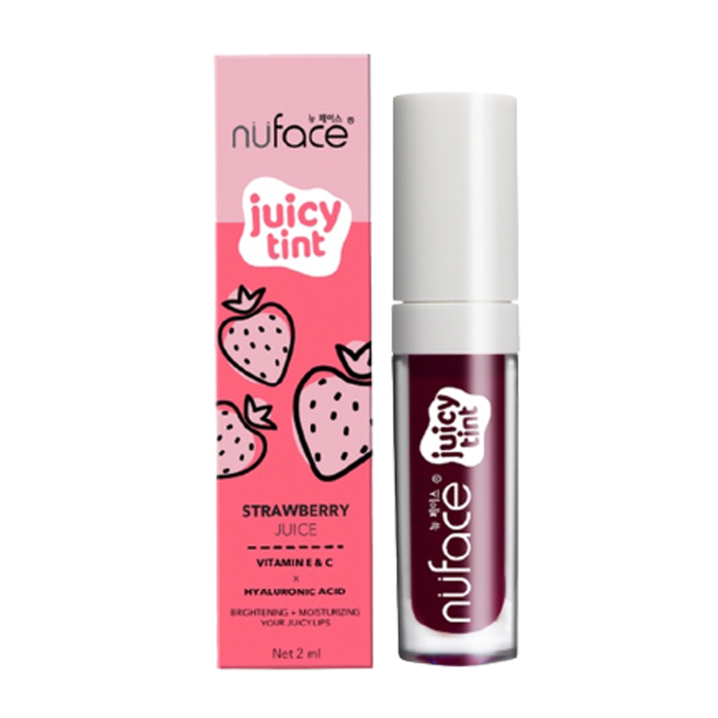 Nuface Juicy Tint Strawberry 2ml | Gogobli