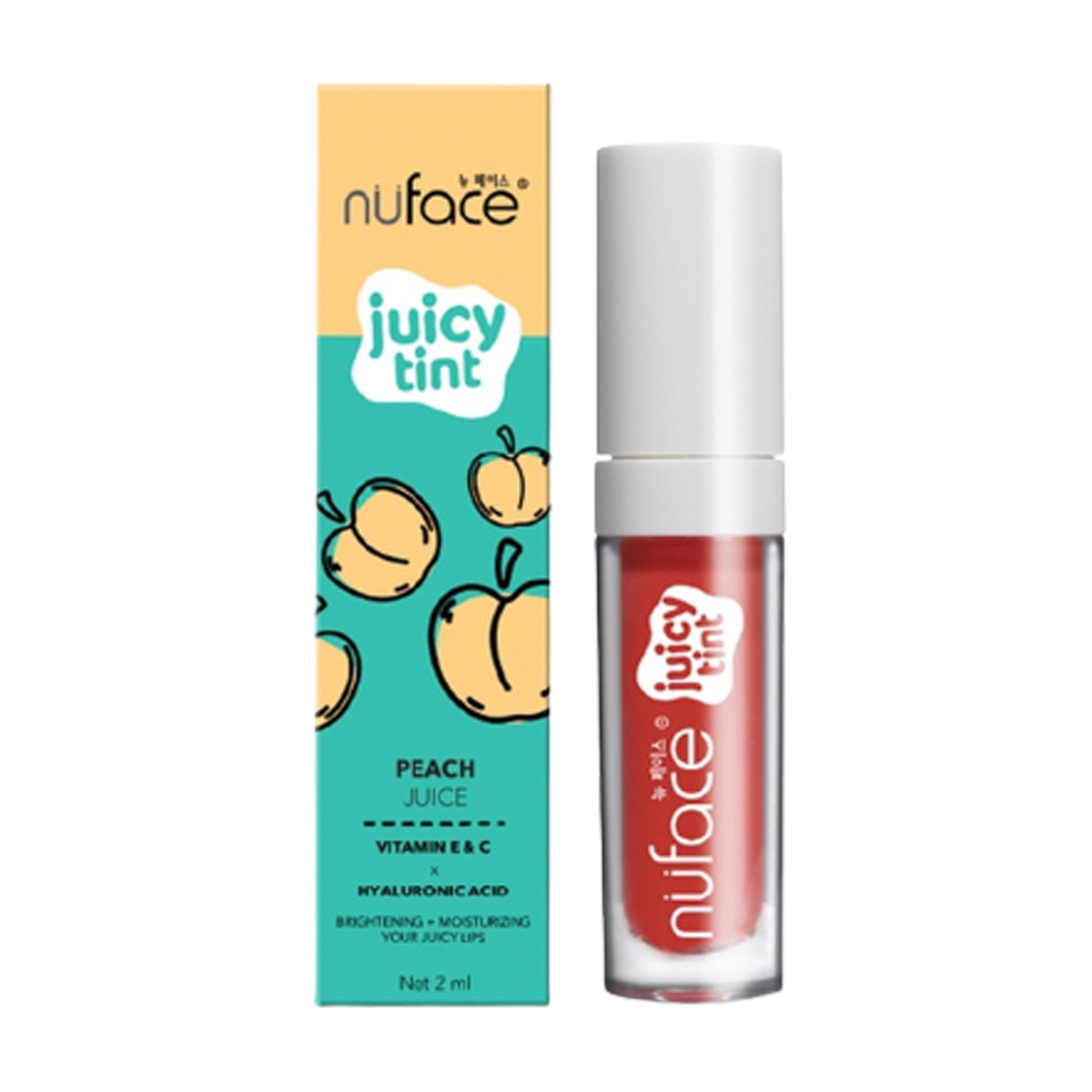 Nuface Juicy Tint Peach 2ml | Gogobli