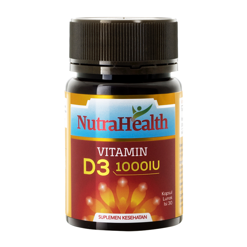 Nutrahealth Vitamin D3 1000 IU 30 Kapsul | Gogobli