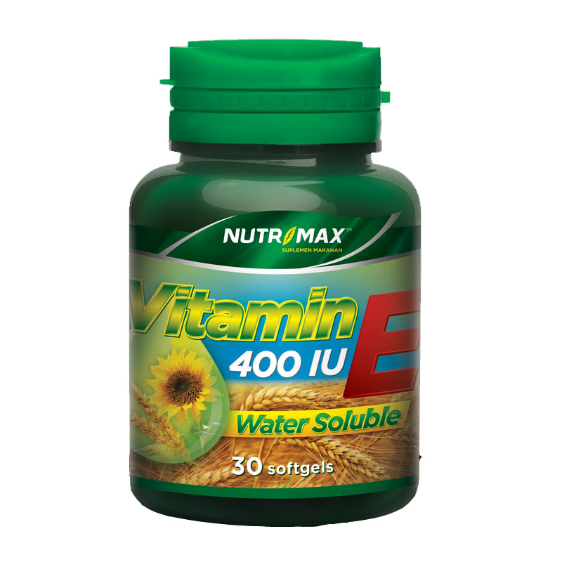 Nutrimax Vitamin E 400 Iu Water Soluble 30 Softgels Gogobli