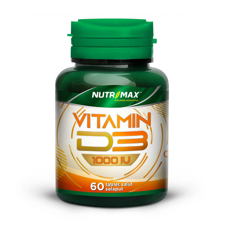 Nutrimax Vitamin D3 1000 IU 60 Tablet | Gogobli